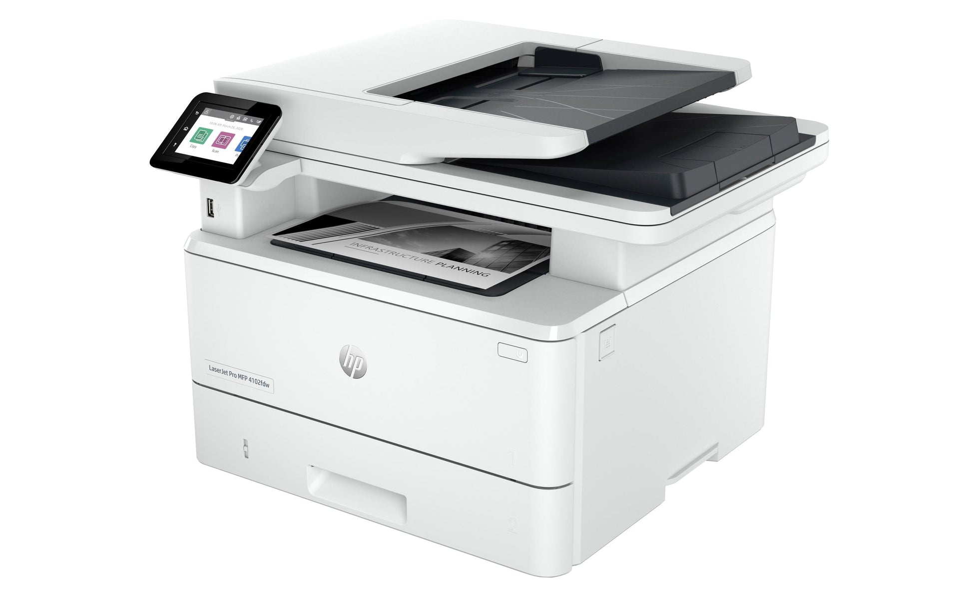 HP LaserJet Pro MFP 4113dw – SW Laser-Multifunktionsdrucker, A4, 3-in-1, Duplex, ADF, WLAN/LAN, AirPrint