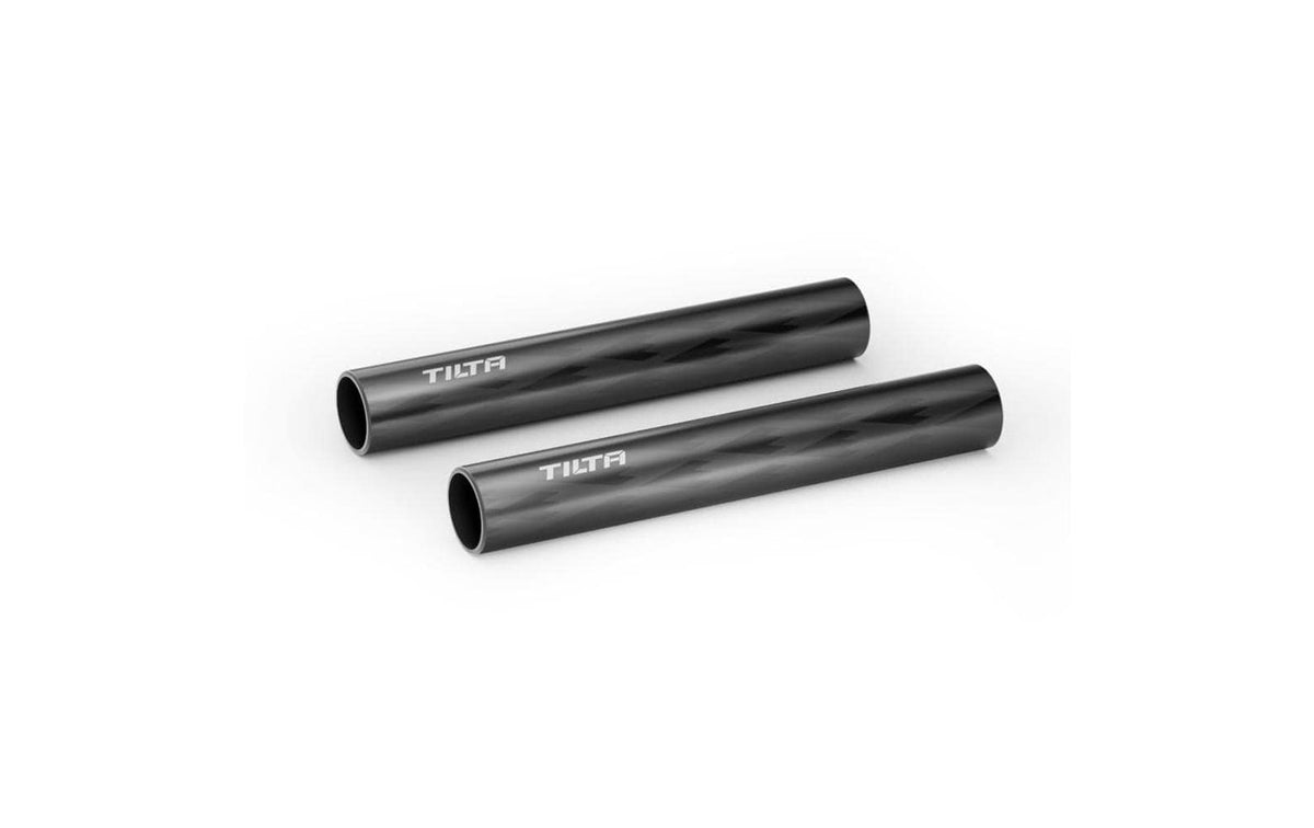 Tilta Rod-Set – 2× 15 mm Carbon-Stangen, 20 cm – für Tilta und andere – Schwarz