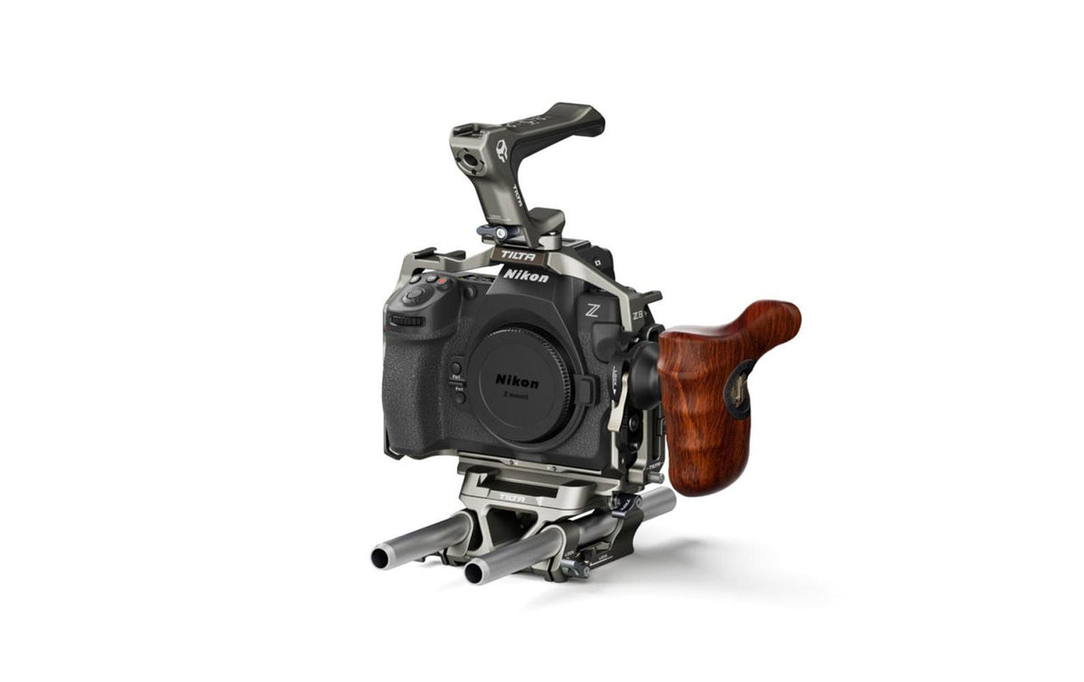 Tilta Pro Kit – Kamerazubehör – Aluminium/Holz, 1,7 kg – für Nikon Z8 – Schwarz