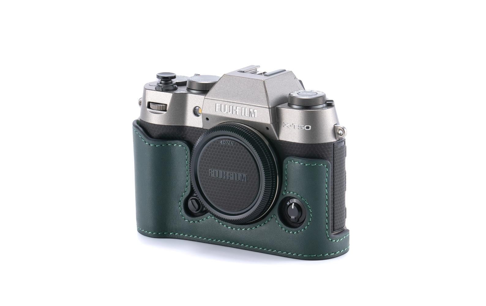 Tilta X-T50 Kamerahülle – Leder – für Fujifilm X-T50 – Grün
