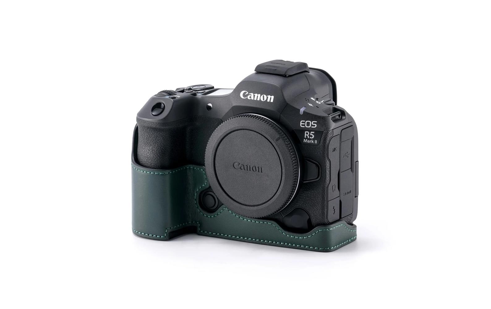 Tilta R5 Mark II Kamerahülle – Leder – für Canon R5 Mark II – Grün