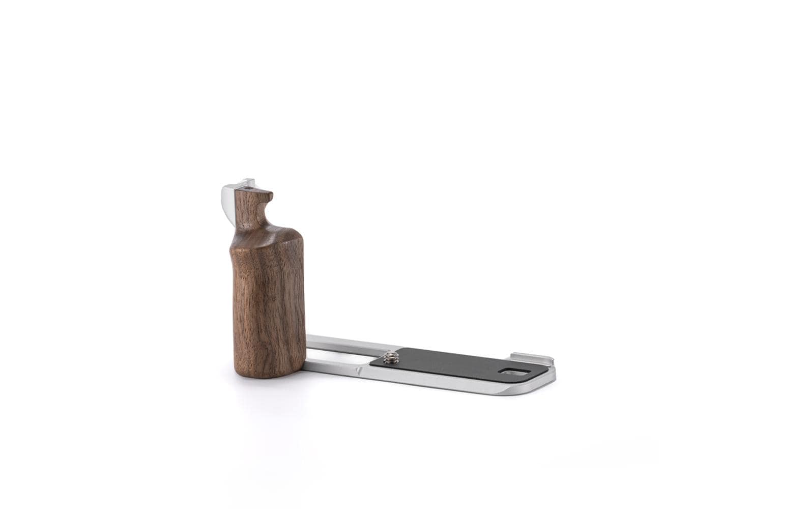 Tilta Montagegrundplatte X100VI – mit Holzgriff – für Fujifilm X100 VI – Silber