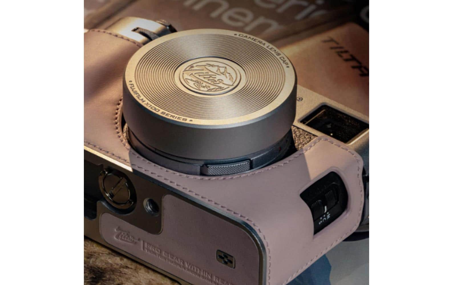 Tilta X100VI Objektivdeckelhalter – Ø49 mm – für Fujifilm X – Silber