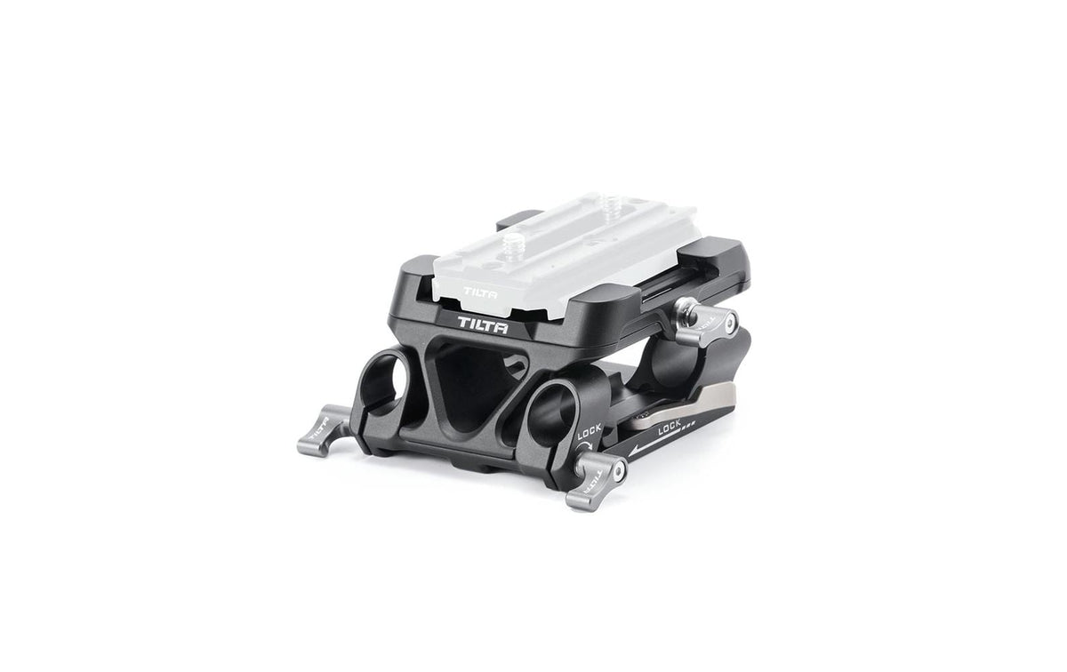 Tilta Grundplatte – 15 mm LWS, Arca/Manfrotto kompatibel – für Tilta, Diverse – 130 × 65 × 178 mm