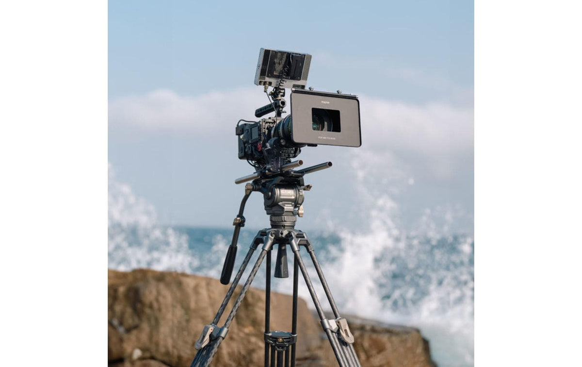 Tilta CT08 Cine Fluidkopf – 75 mm Schale, 2-Stufen, Carbonfaser – für Manfrotto, DJI Arca-Swiss
