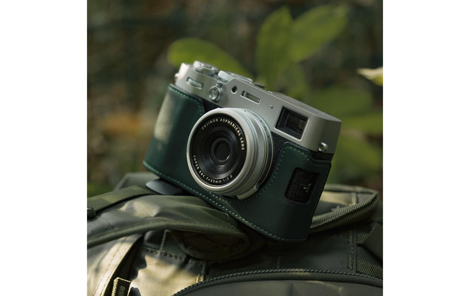 Tilta X100VI Kameratasche – Leder – für Fujifilm X100 VI – Grün
