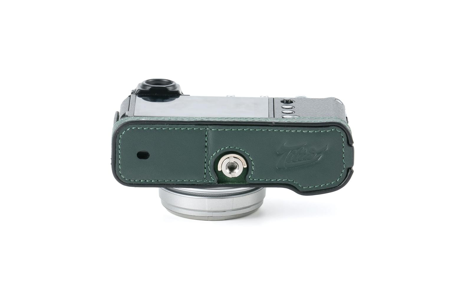 Tilta X100VI Kameratasche – Leder – für Fujifilm X100 VI – Grün