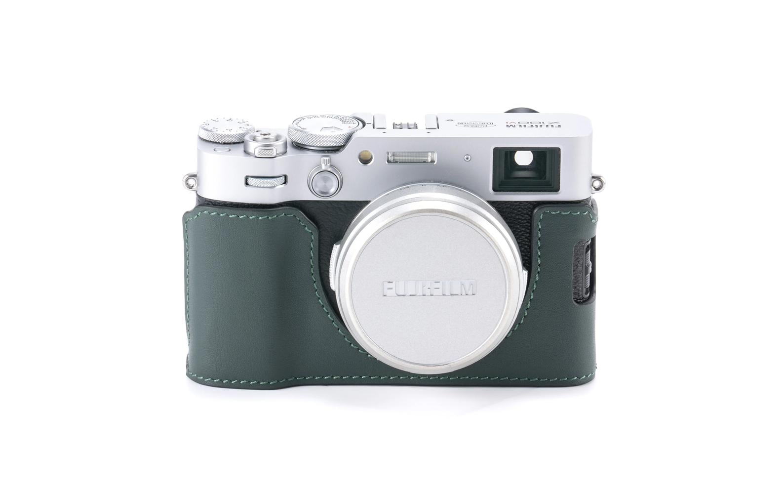 Tilta X100VI Kameratasche – Leder – für Fujifilm X100 VI – Grün