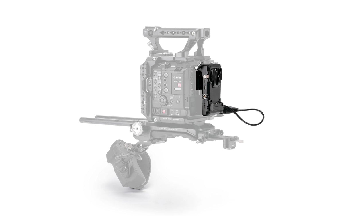 Tilta V-Mount Batterieplatte – für Canon C400 – Schwarz