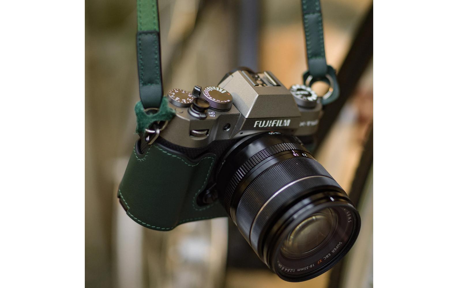 Tilta X-T50 Kamerahülle – Leder – für Fujifilm X-T50 – Grün