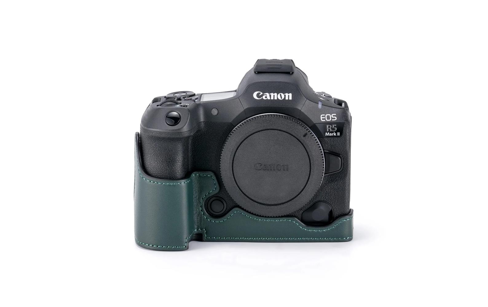 Tilta R5 Mark II Kamerahülle – Leder – für Canon R5 Mark II – Grün