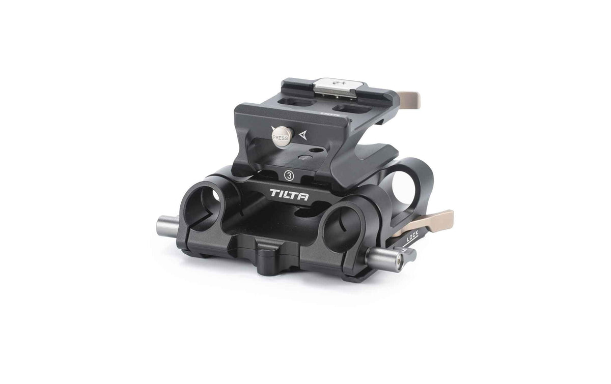Tilta Baseplate Typ III – 15 mm LWS, Aluminium/Stahl – 1/4", 3/8" Stativgewinde – für diverse Systeme