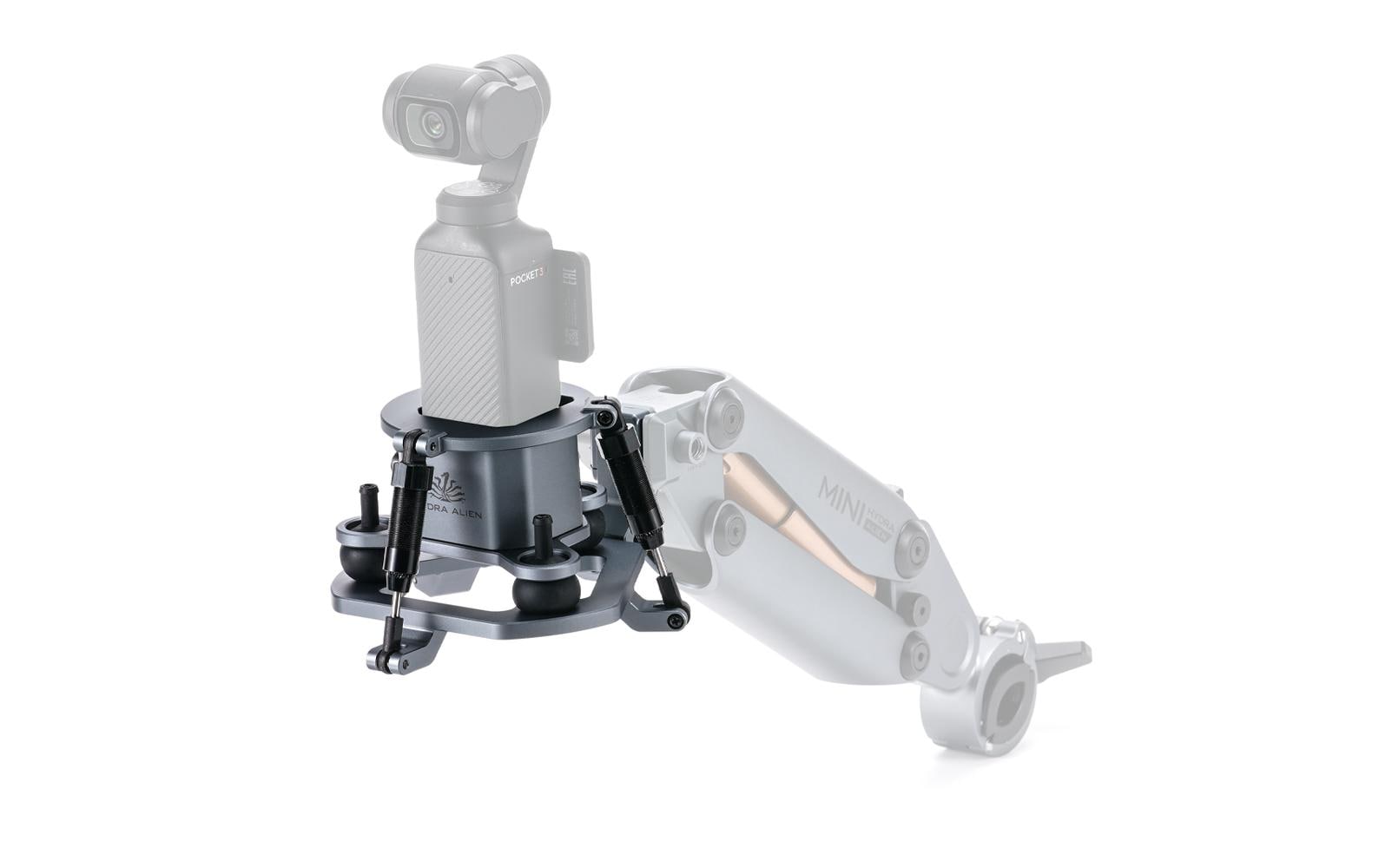 Tilta Stoßdämpfender Kopf – Gimbal-Zubehör – Titan/Grau, 181 g – für Tilta, DJI Osmo Pocket 3