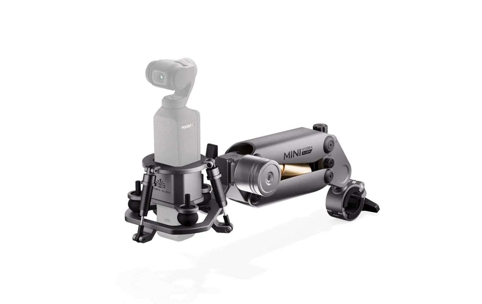 Tilta Hydra Alien Mini Gimbal-Halterung – stossabsorbierender Arm – für Gimbals – Titaniumgrau