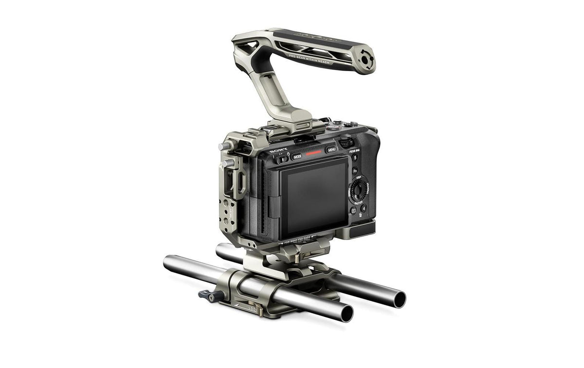 Tilta Basic Kit FX3/FX30 Kameragehäuse – 152 × 178 mm, 1089 g – für Sony FX3, FX30 – Grau
