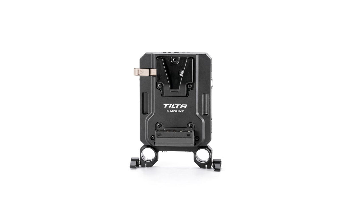Tilta V-Mount Batterieplatte – 84 × 101,5 × 29,2 mm, 408 g – für diverse Systeme – Schwarz