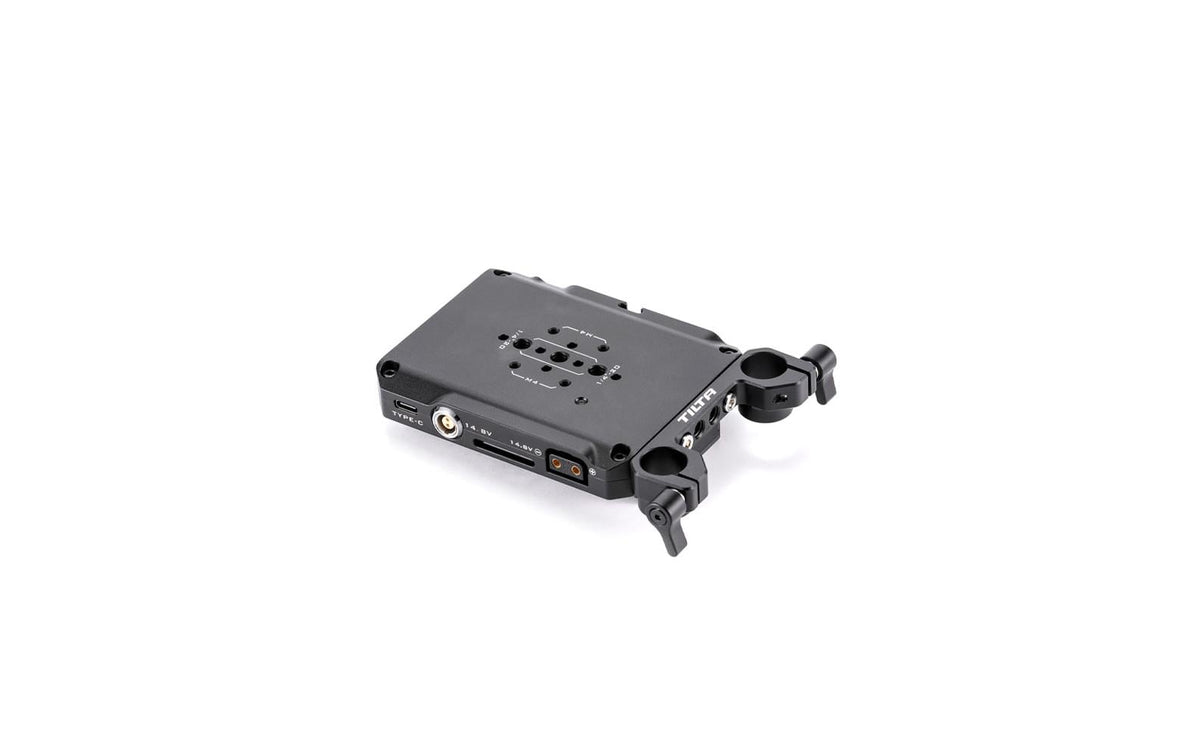 Tilta V-Mount Batterieplatte – 84 × 101,5 × 29,2 mm, 408 g – für diverse Systeme – Schwarz