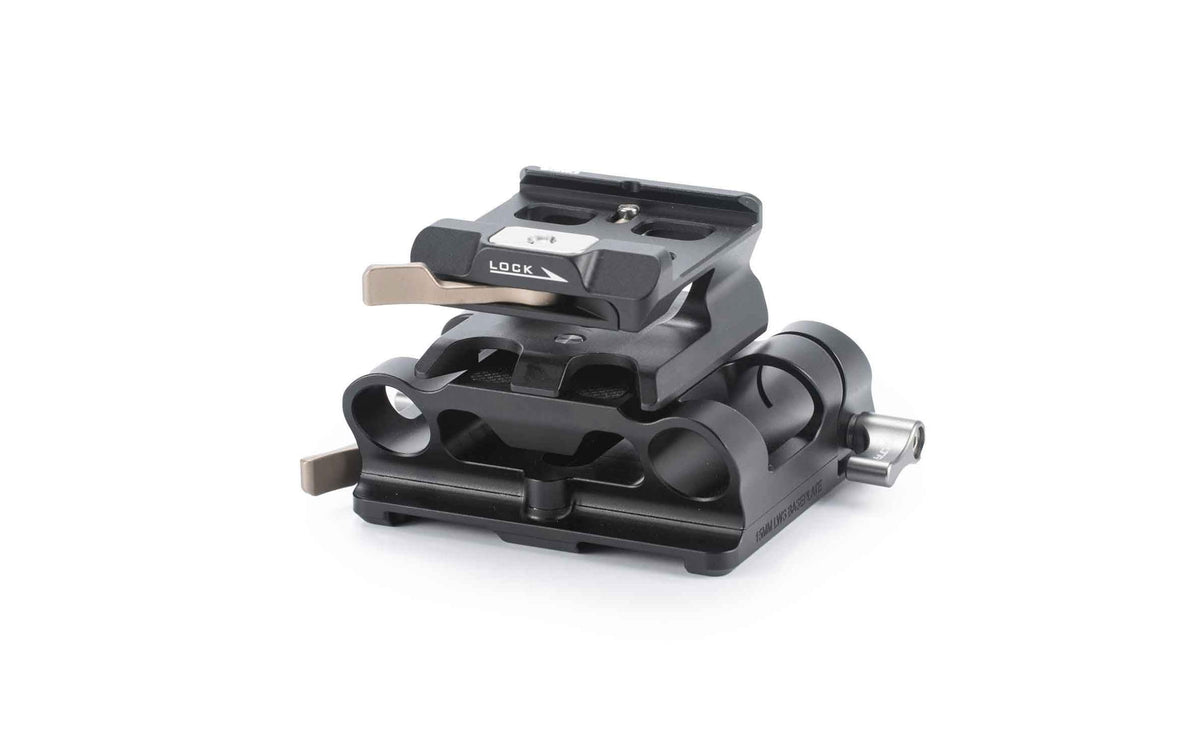 Tilta Baseplate Typ III – 15 mm LWS, Aluminium/Stahl – 1/4", 3/8" Stativgewinde – für diverse Systeme