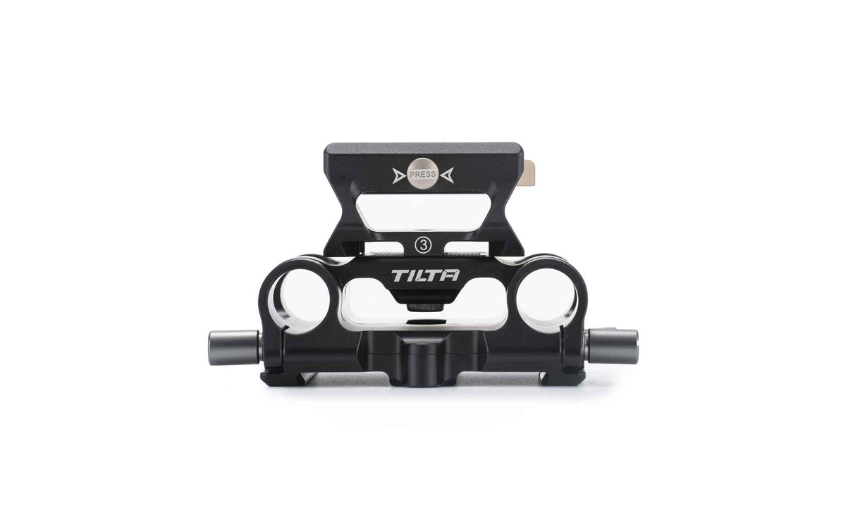 Tilta Baseplate Typ III – 15 mm LWS, Aluminium/Stahl – 1/4", 3/8" Stativgewinde – für diverse Systeme