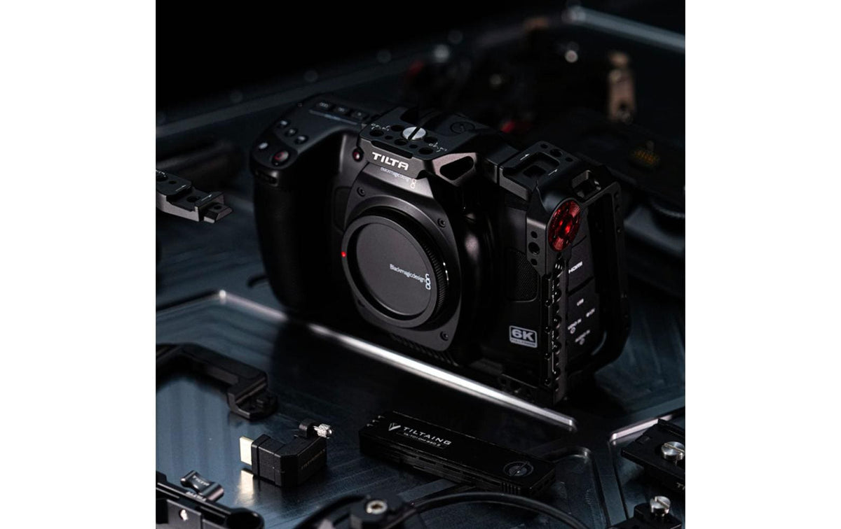 Tilta BMCC 6K Kamera-Cage – für Blackmagic Pocket Cinema Camera 6K – Schwarz