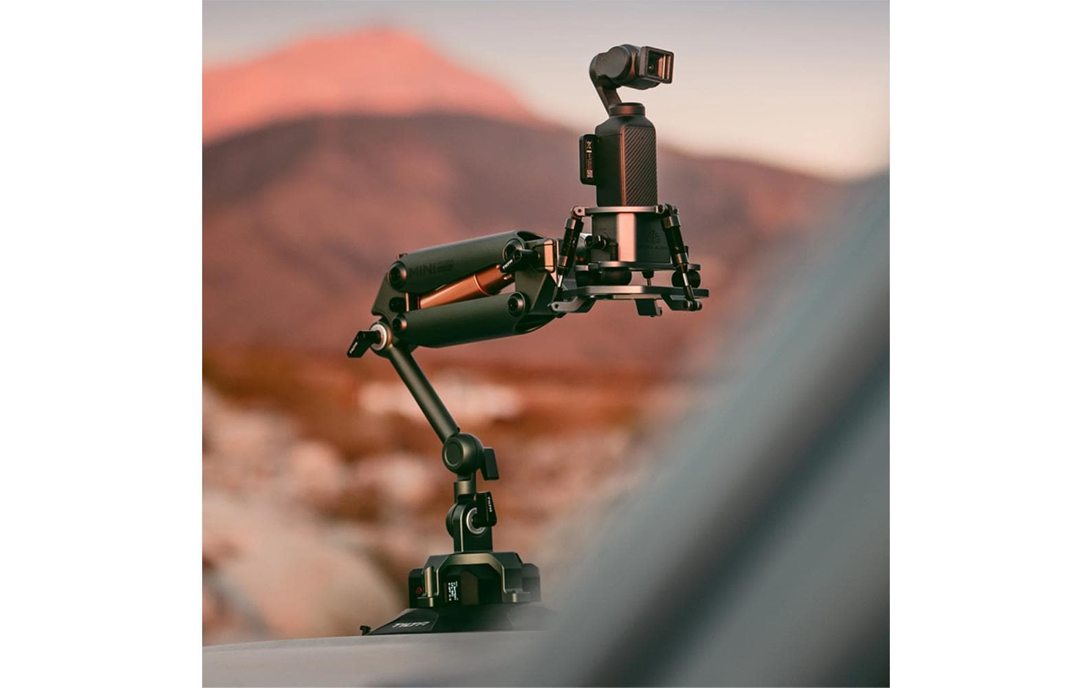 Tilta Stoßdämpfender Kopf – Gimbal-Zubehör – Titan/Grau, 181 g – für Tilta, DJI Osmo Pocket 3