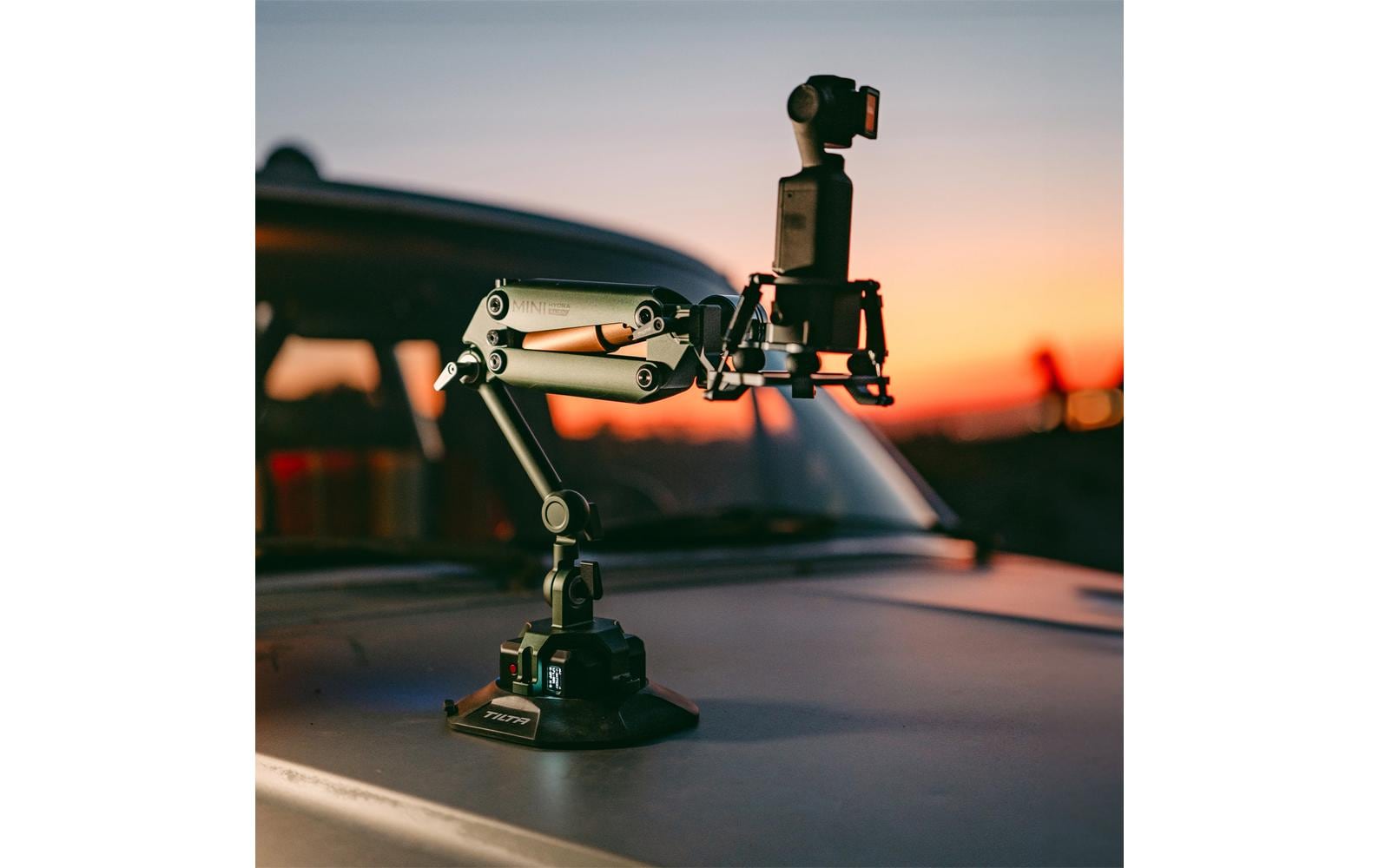 Tilta Stoßdämpfender Kopf – Gimbal-Zubehör – Titan/Grau, 181 g – für Tilta, DJI Osmo Pocket 3