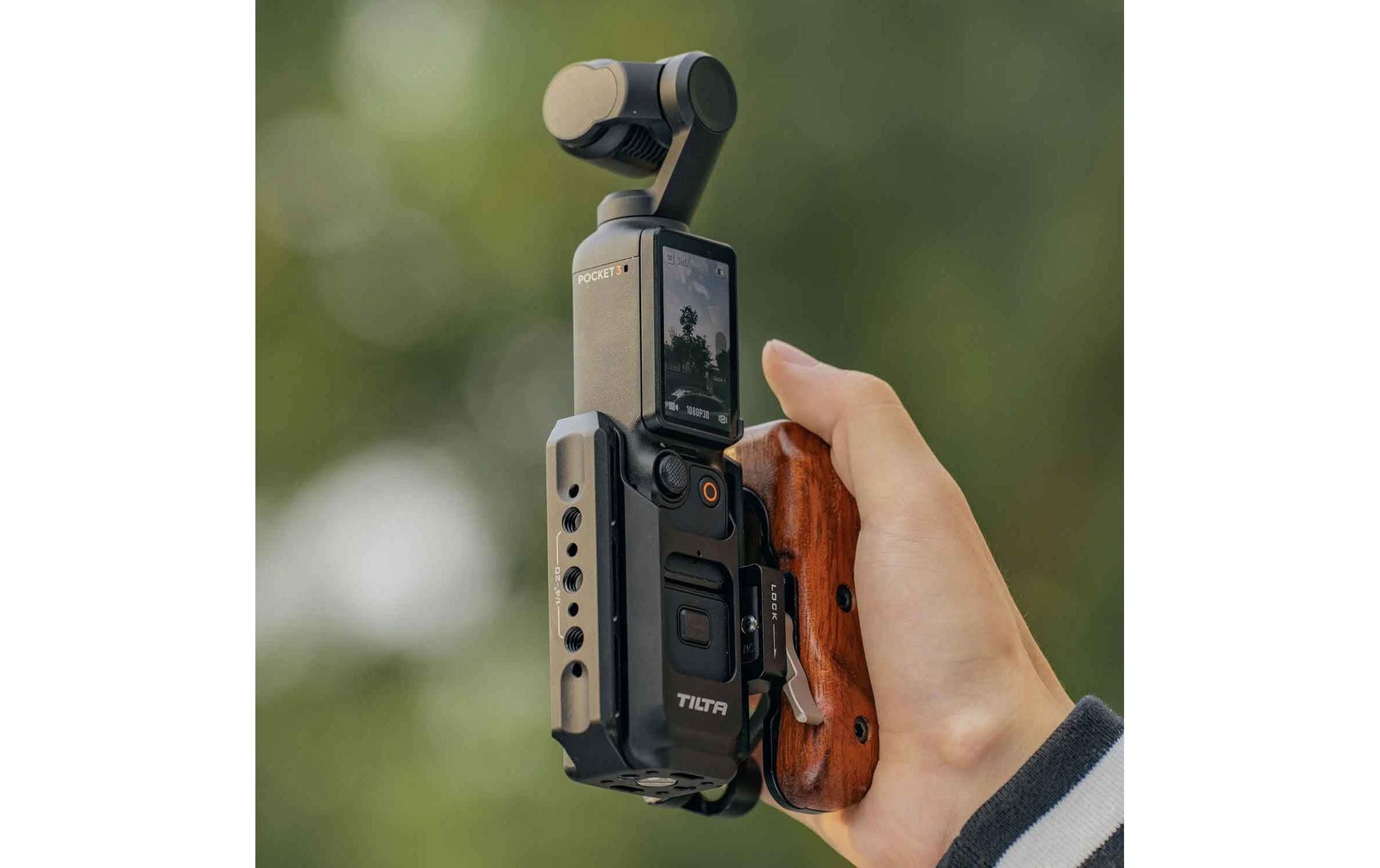 Tilta Zubehör Montage Erweiterung Osmo Halterung – für DJI Osmo Pocket 3 – Schwarz