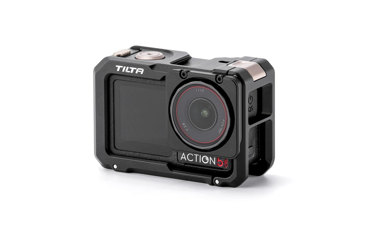 Tilta Osmo Action 5 Pro Schutzpanzerung – für DJI Osmo Action 3, Osmo Action 4, Osmo Action 5 Pro – Schwarz