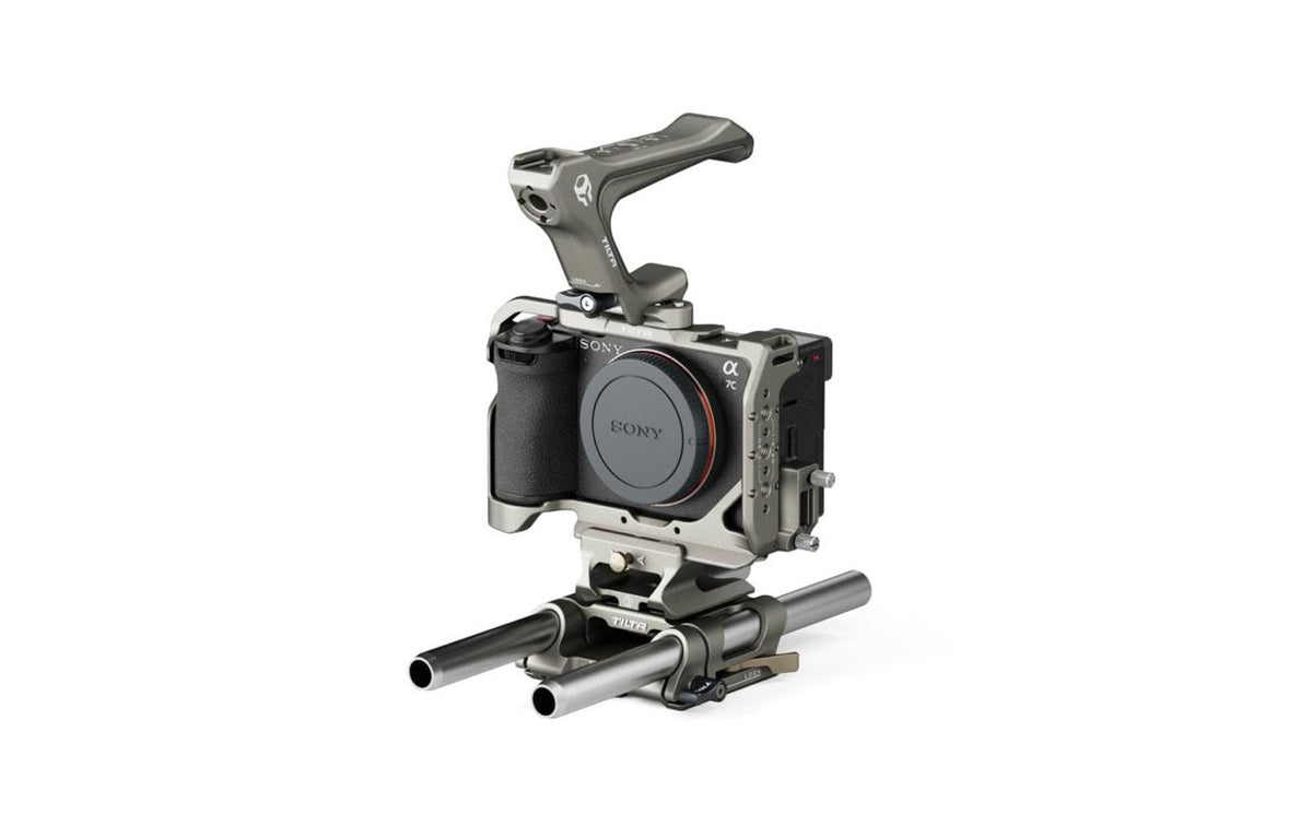 Tilta Basic Kit Kameracage – 255 × 230 mm, 910 g – für Sony a7C II, a7C R – Grau