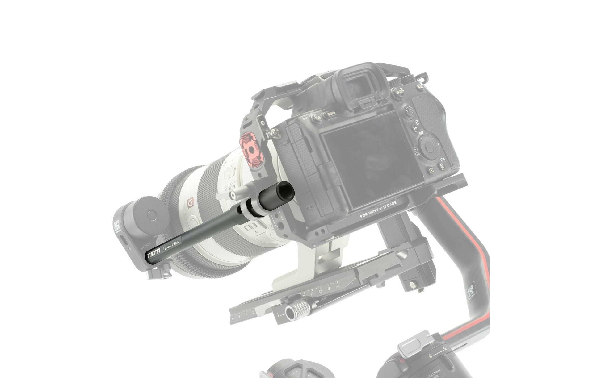 Tilta Rod Adapter – 15 mm auf 12 mm – für DJI – Schwarz