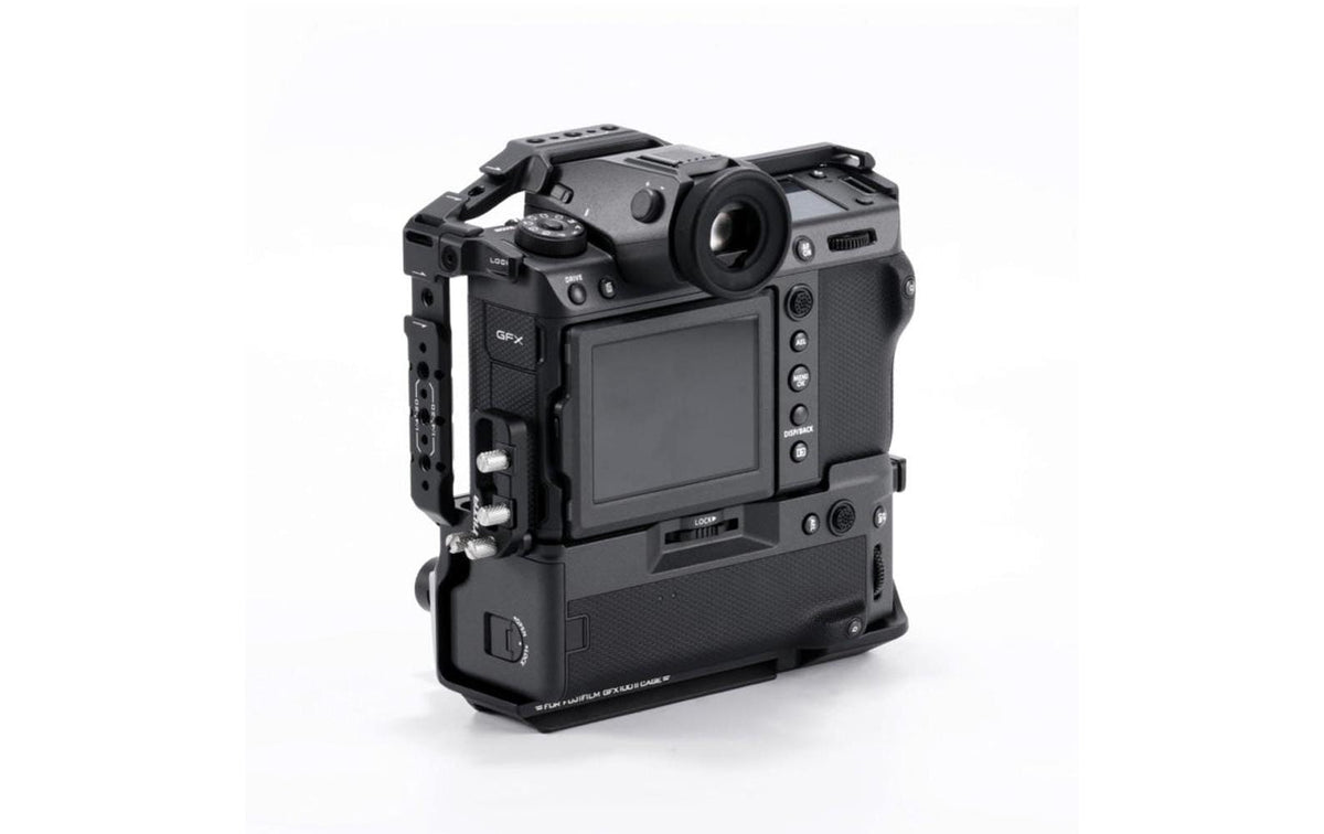 Tilta Kameragehäuse für GFX100 II – für Fujifilm GFX100 II – Schwarz – 230 × 205 mm