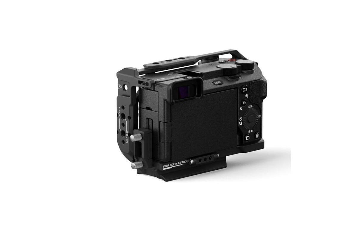 Tilta a6700 Kamerakäfig – 105 × 148 × 69 mm, 340 g – für Sony a6700 – Schwarz