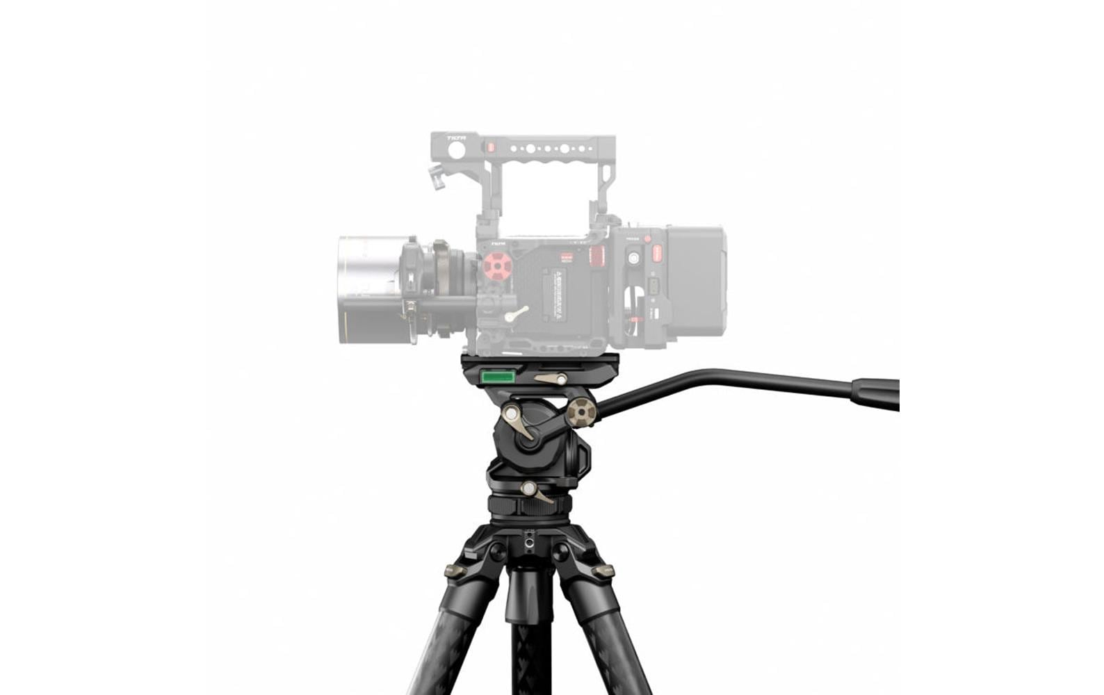 Tilta CT08 Videokopf – 75 mm Halbschale – Traglast 8 kg, 1/4"/3/8" – für Manfrotto, DJI, Arca-Swiss