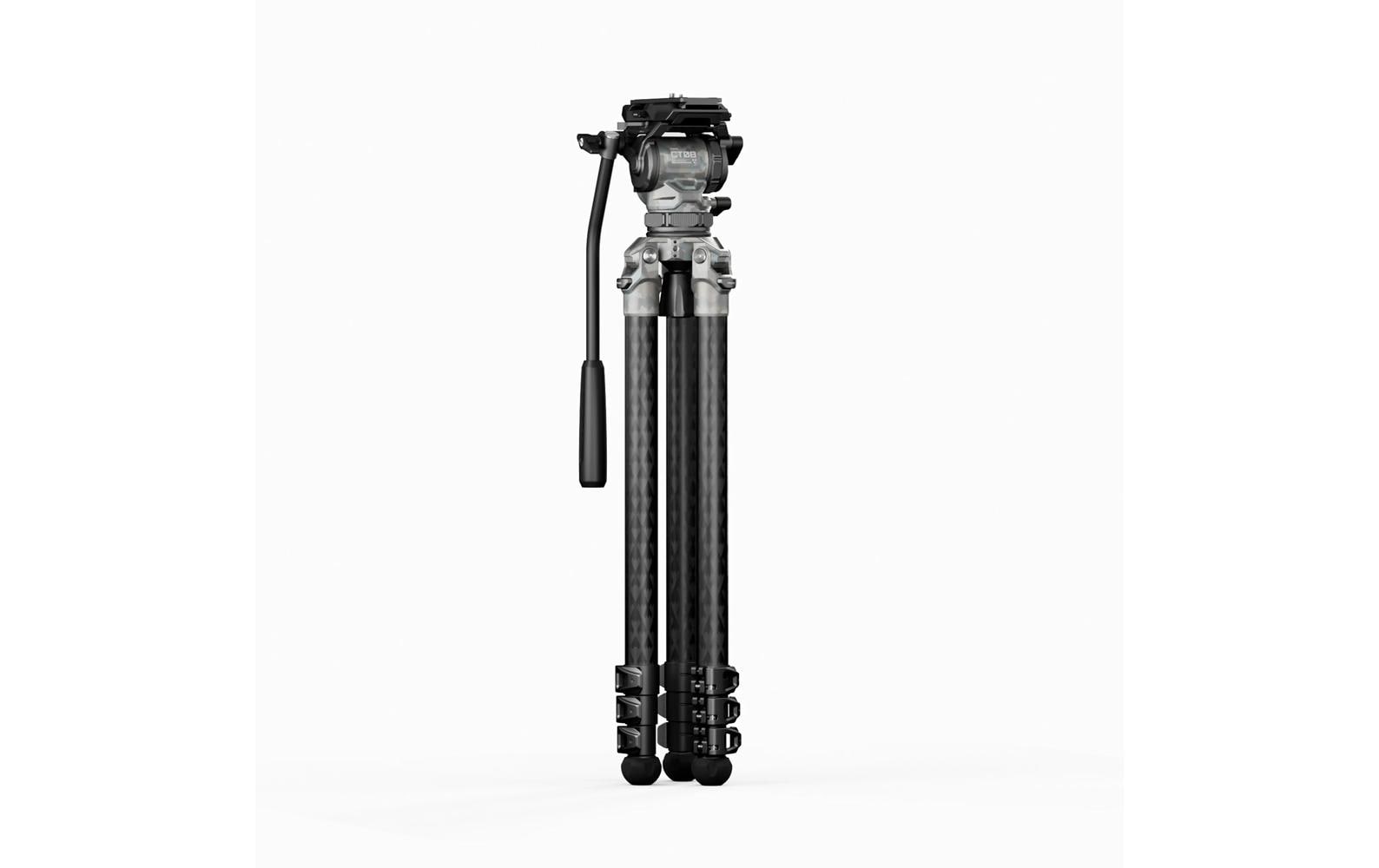 Tilta CT08 Videokopf – 75 mm Schale, 3-stufig, Carbonfaser – Traglast 8 kg, 4,5 kg