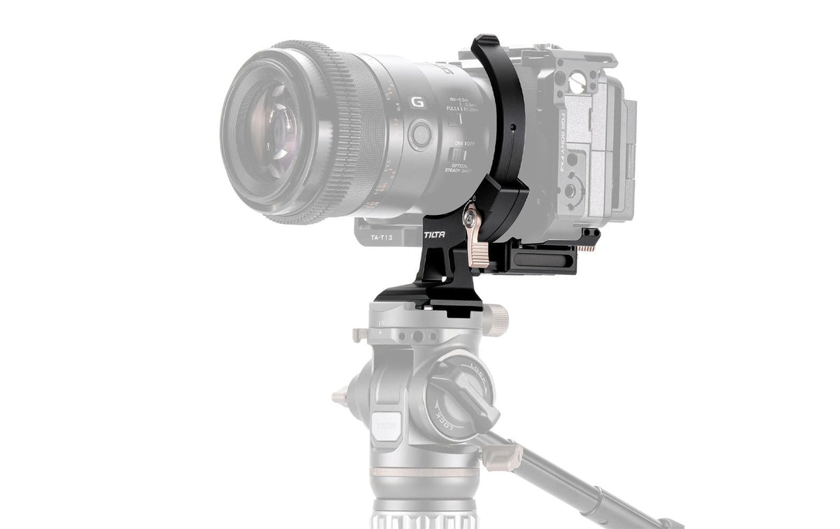 Tilta Kamerahalterung – 1/4" Stativgewinde, verstellbar, vertikal – für Tilta, DJI u. a. – Schwarz