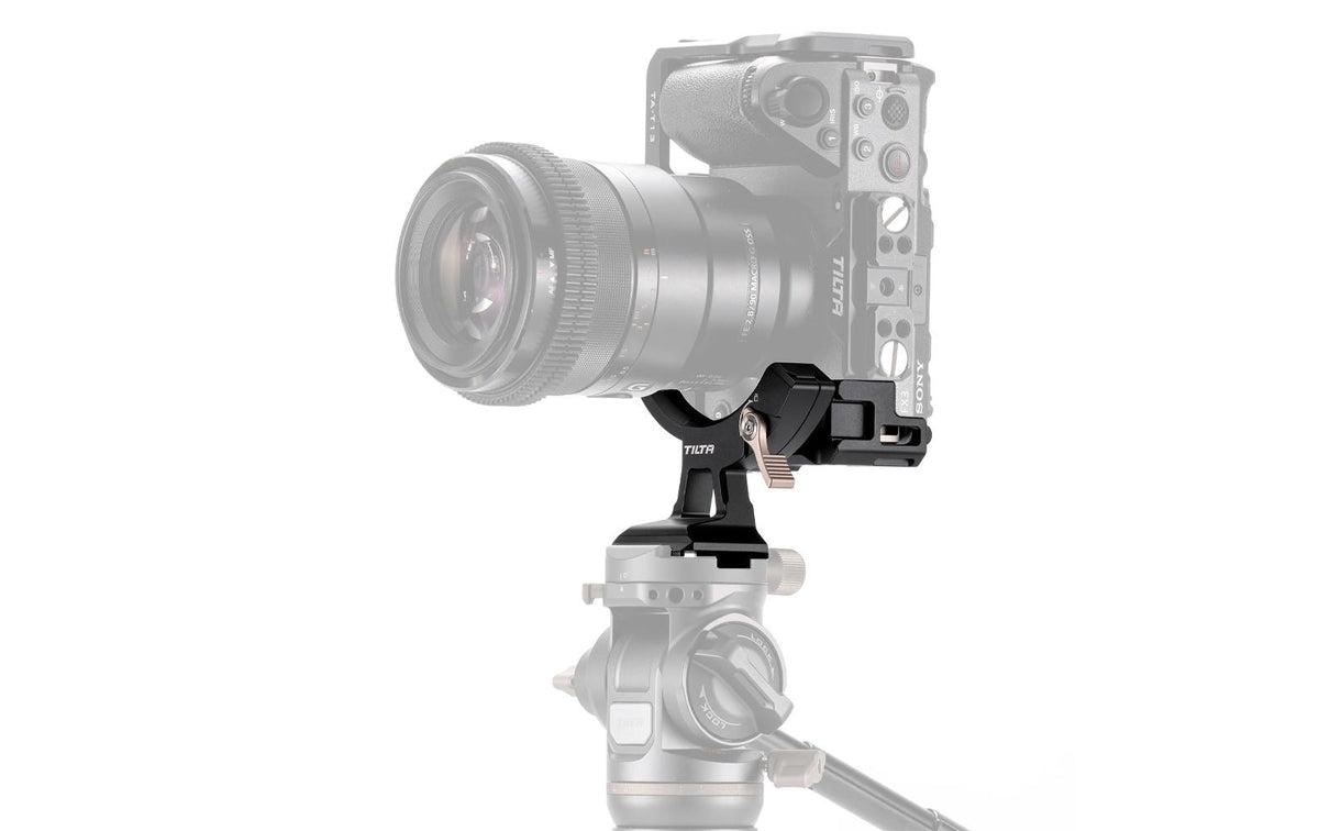 Tilta Kamerahalterung – 1/4" Stativgewinde, verstellbar, vertikal – für Tilta, DJI u. a. – Schwarz