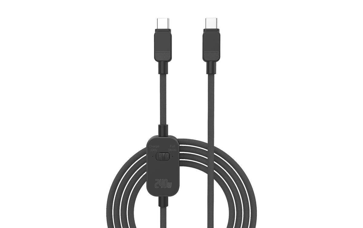 4smarts USB-C auf USB-C Kabel – USB 2.0 (480 Mbps) – 1,2 m – PD 240 W – für Laptops, Tablets, Smartphones