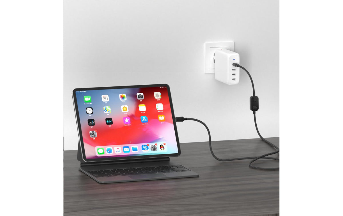 4smarts USB-C auf USB-C Kabel – USB 2.0 (480 Mbps) – 1,2 m – PD 240 W – für Laptops, Tablets, Smartphones