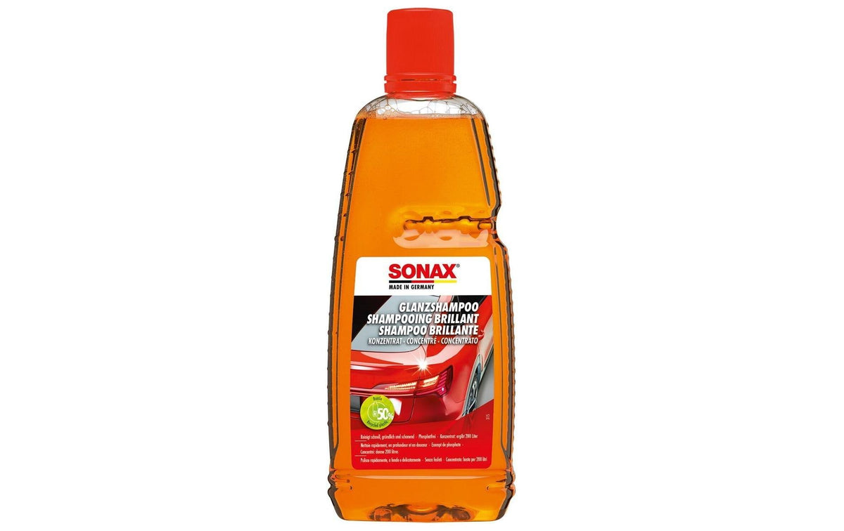 Sonax Glanz Shampoo-Konzentrat – für Gummi, Kunststoff & Vinyl – 1 l