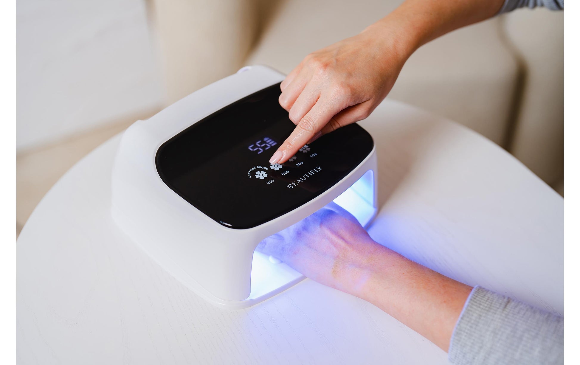 Beautifly LumiCure Wireless Nagellampe – UV/LED, kabellos, 4 Stufen – 15600 mAh