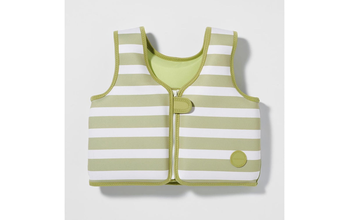 Sunnylife Schwimmweste – Auftrieb 30 N – Grösse 3–6 Jahre, bis 30 kg – Khaki – Into the Wild