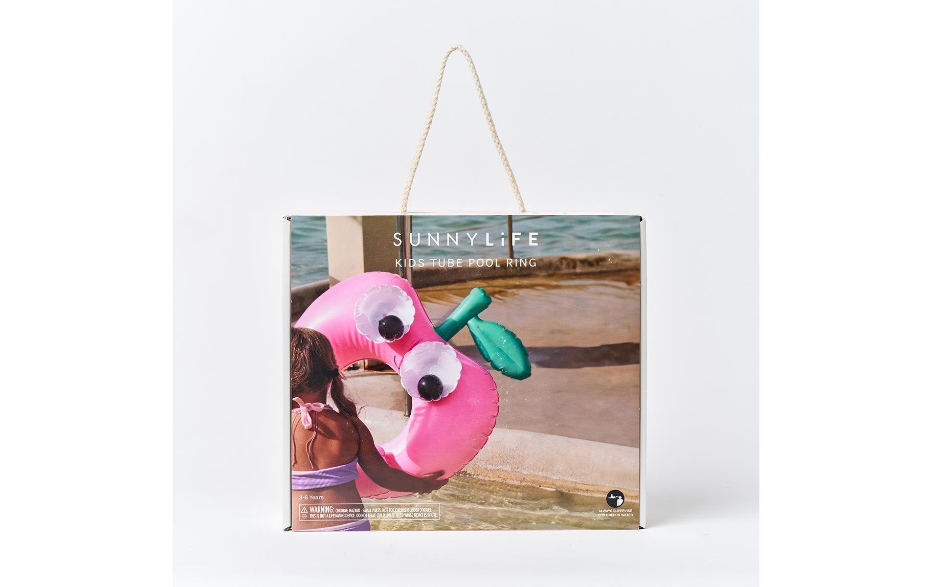 Sunnylife Poolfloat (Kiddy Float) – ab 3 Jahren – 700 × 780 mm – pink – Poppy the Peach