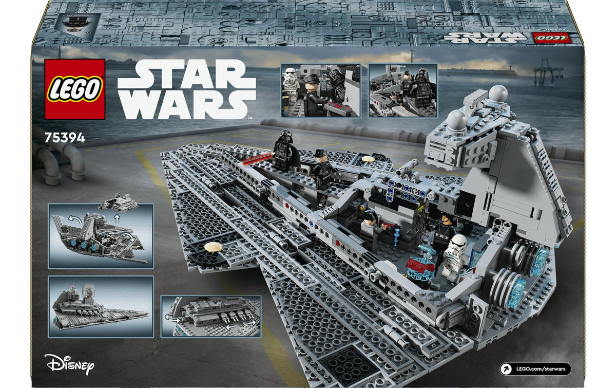 LEGO Star Wars Imperialer Sternzerstörer Bauset – 1555-teilig – 28,2×13,6×45,6 cm – ab 10 J.