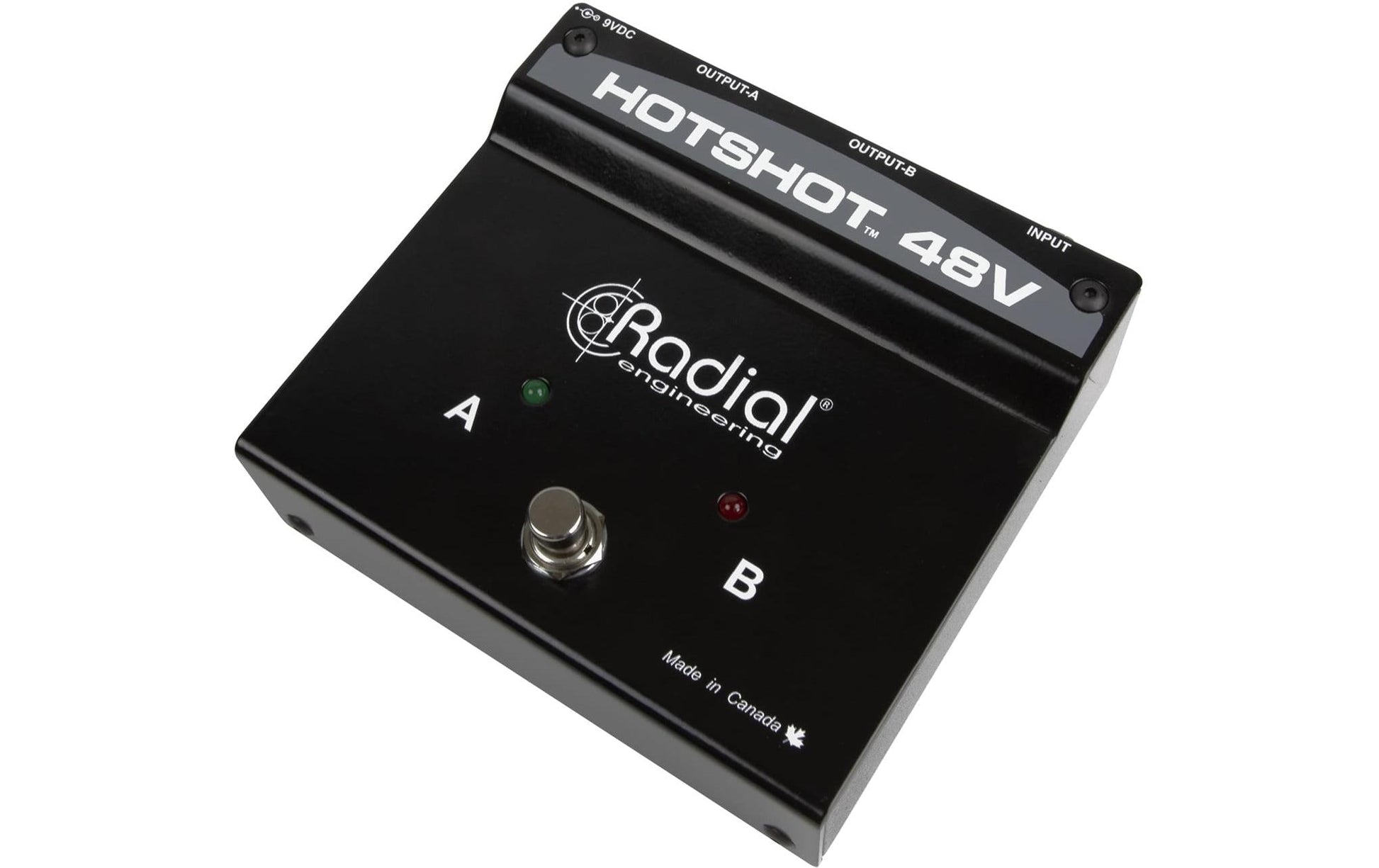 Radial HotShot 48V – Phantomspeisung – Netzbetrieb – Stahl – 153×46×127 mm