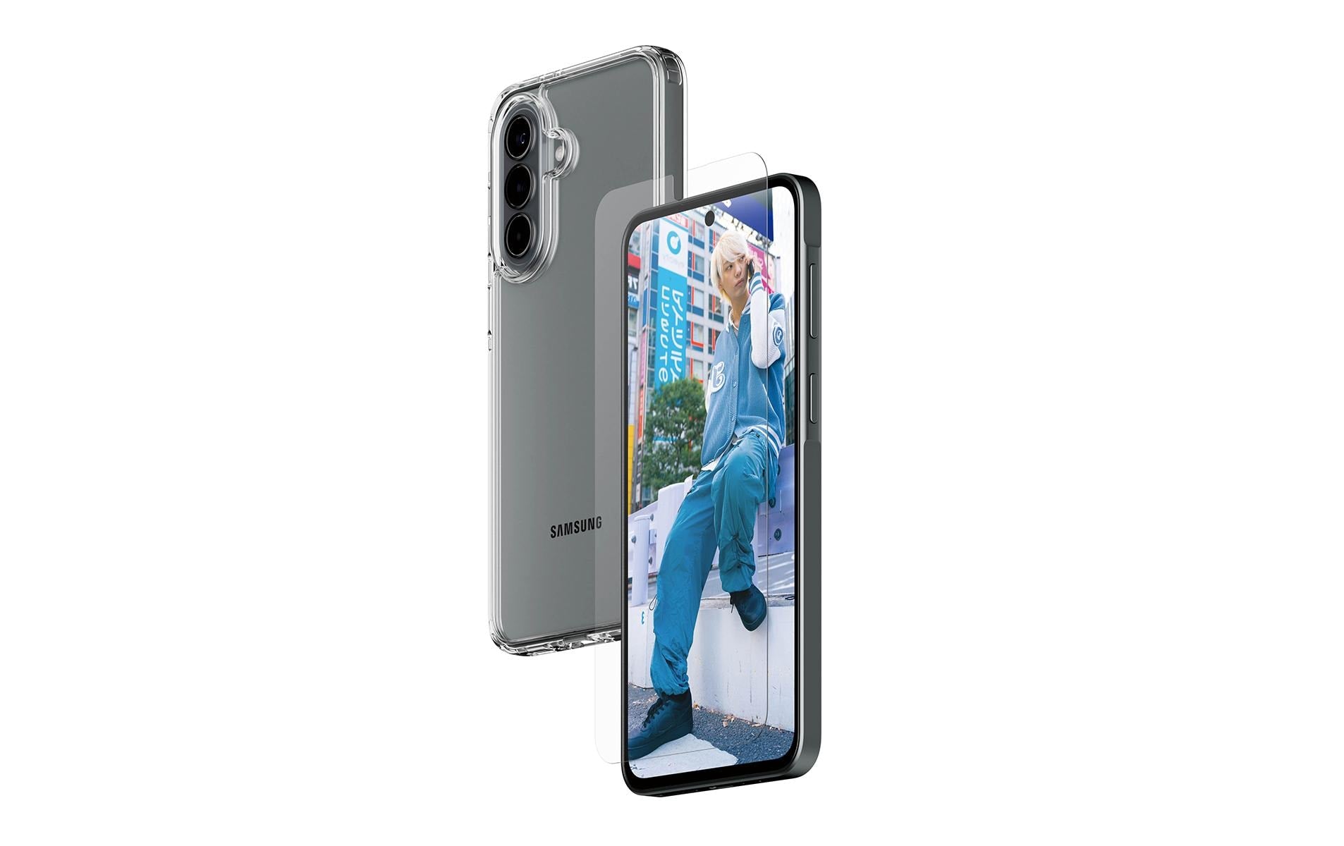 Care Combat Backcover – für Samsung Galaxy A37 5G, Kunststoff, mit Displayschutzglas