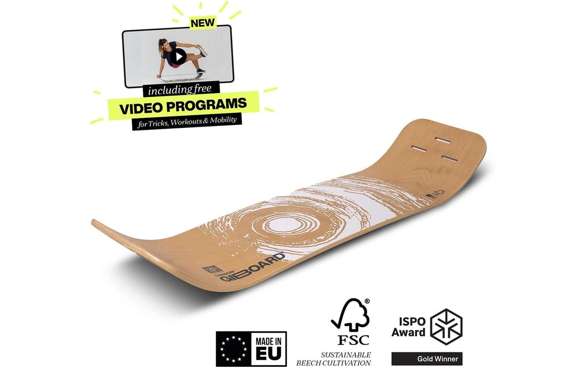 Gibbon Balance Board – Buche, Weiss, FSC