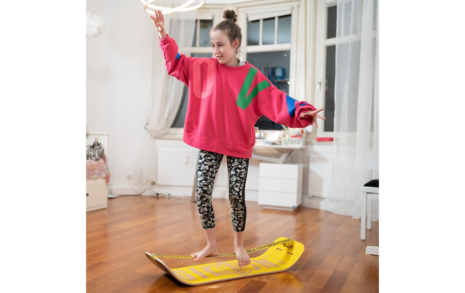 Gibbon Balance Board Play – Buche, FSC – Weiss