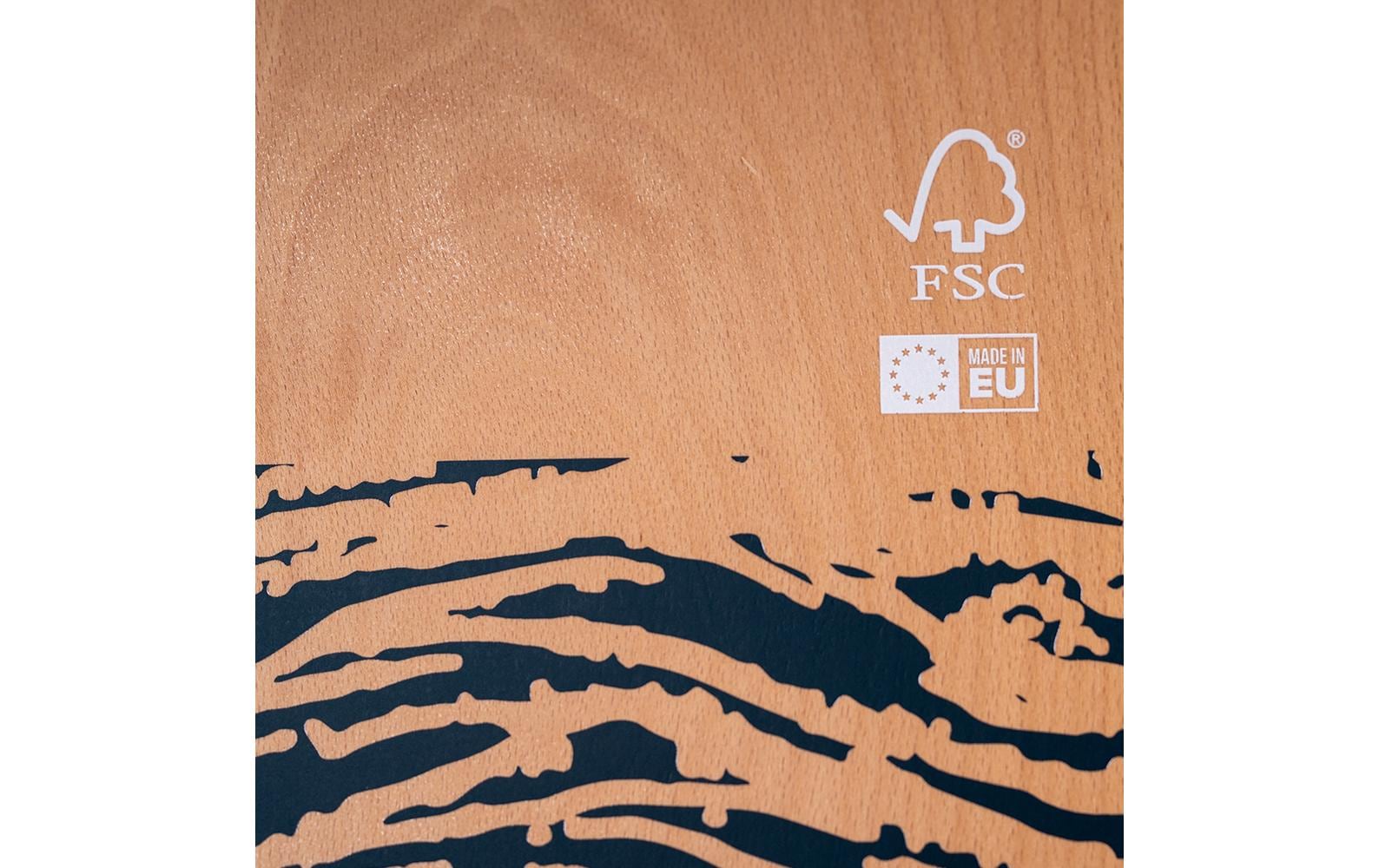 Gibbon Balance Board Active – Buche, Kork, Schwarz, FSC