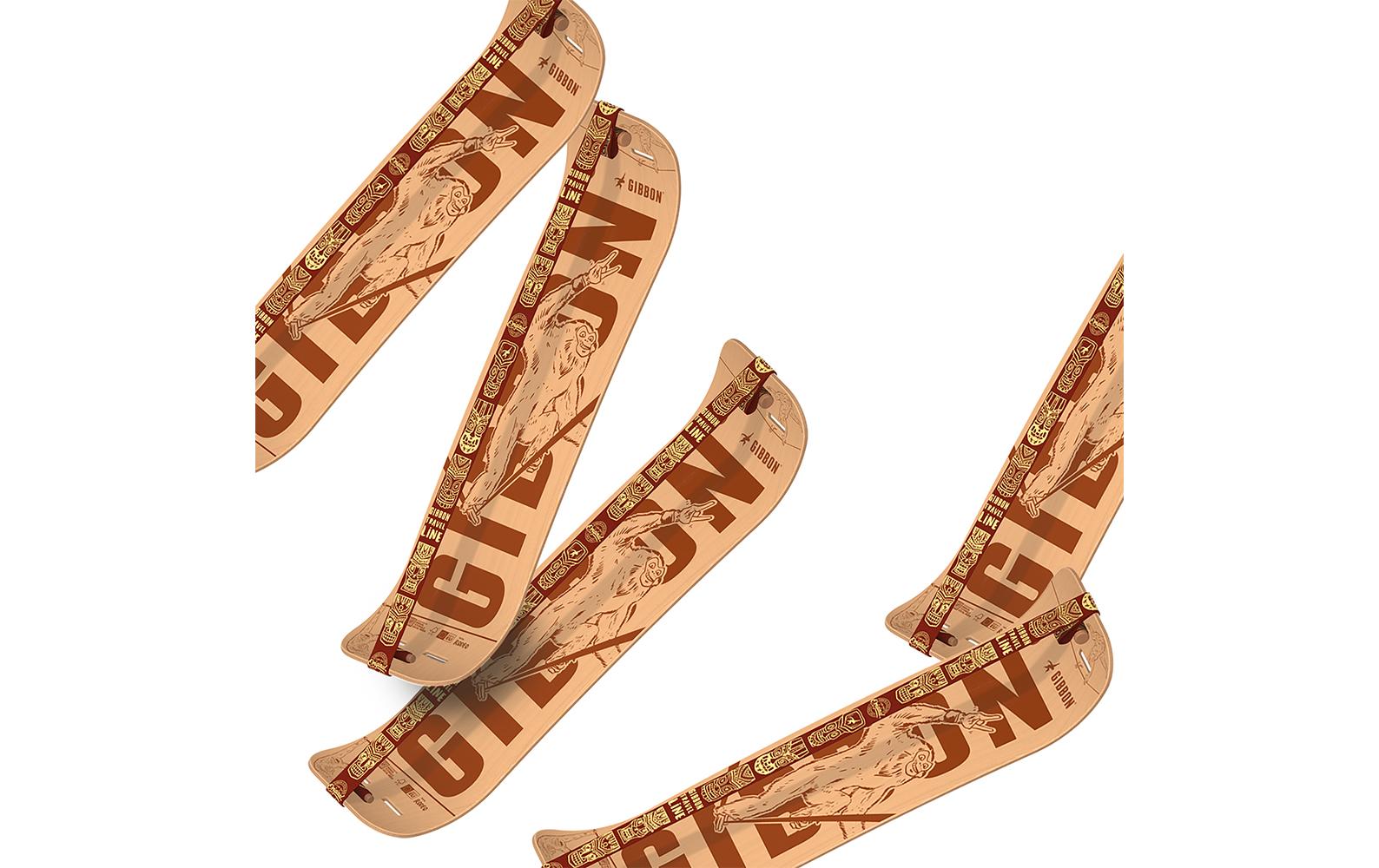 Gibbon Balance Board Roots Rocker Trave – ab 13 Jahren – Buchenfurnier, Polyester, Kork – braun