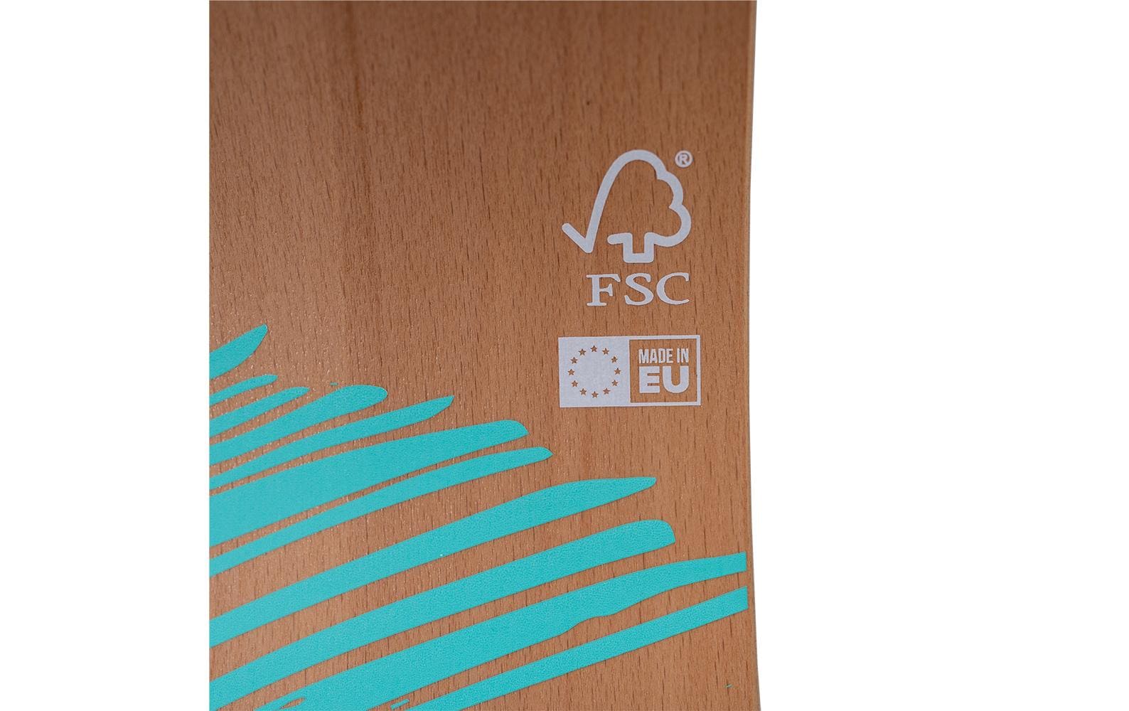 Gibbon Zen Slackboard-Set – Buche, Kork, Textil – Blau – FSC